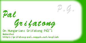 pal grifatong business card